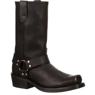 Durango Black Harness Boot in Oiled Black at Nordstrom, Size 10.5