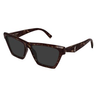 Saint Laurent unisex, Accessoires, Bruin, Maat: 58 MM Nylon