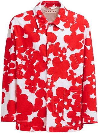 Marni Floral-print Cotton Jacket