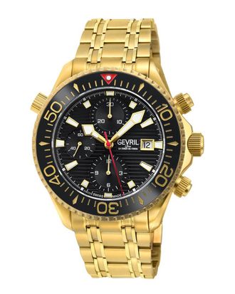 Gevril Group Mens Hudson Yards Chronograph Watch