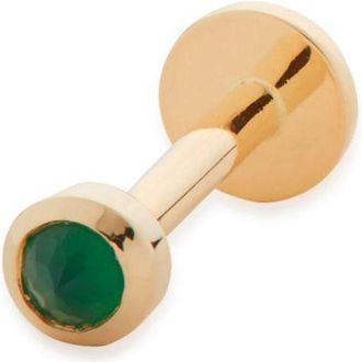 Monica Vinader Orecchino Mini Gem in oro giallo 9kt