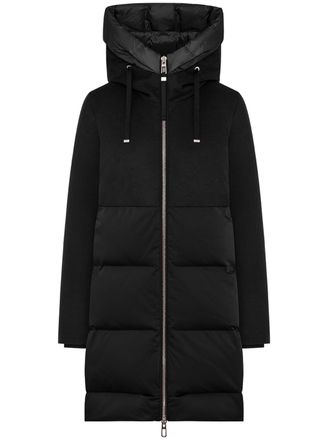 Duno Quilted Long Hooded Padded Jacket