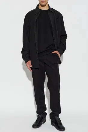 Diesel T-shirt T-NORM-MICRODIV, Mens, Black