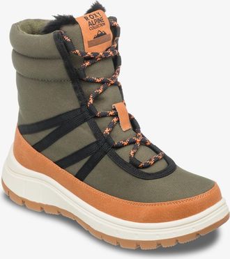 Roxy Winterboots ROXY ALLYX, Damen, Gr. 36, khaki, Synthetik, Schuhe Winterboots, Winterschuhe, Winterstiefel, Snowboots, wasserabweisend & gef&uuml;ttert