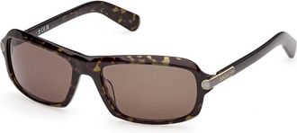 adidas OR0144 52N Mens Sunglasses Tortoiseshell Size 57