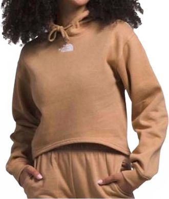 The North Face Womens Evolution Hi-Lo Hoodie In Almond Butter