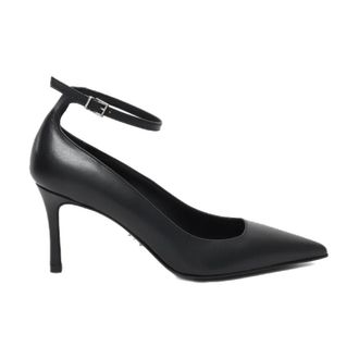 Sergio Levantesi Pumps, female, Black, Size: 11 US Black Heeled Ankle Strap Sandal