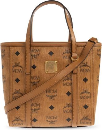 MCM Toni Mini Tas - Dames - Handtassen - Bruin - ONE Size - Leer - Tassen