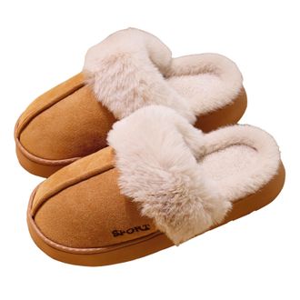 Generic home slippers for women House Slippers for Women,Fuzzy Mens Slippers,Casual House Shoes Memory Foam Womens Slippers Outdoor Indoor Warm Plush Bedroom 