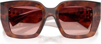 Miu Miu Sunglasses, female, Brown, Size: 51 MM Mub05S Sunglasses