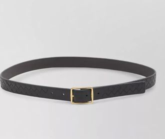 Bottega Veneta leather woven belt