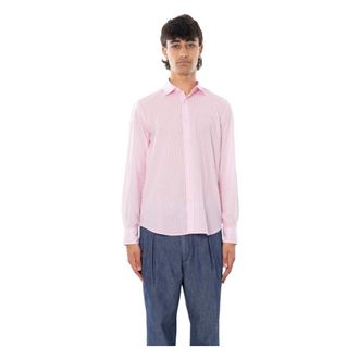 MC2 Saint Barth Chemise Ice Shirt - Heren - Casual Overhemden - Roze - M - Katoen - Overhemden
