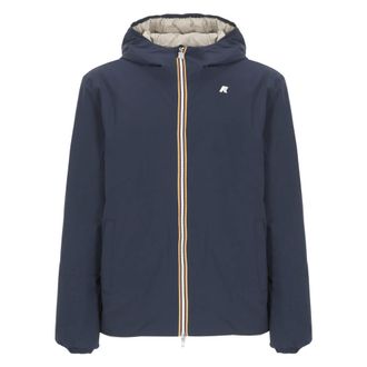 K-Way Heren, Jassen, Blauw, Maat: S Nylon