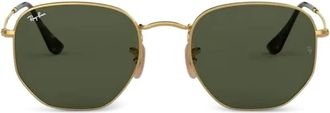 Ray-Ban hexagonal-frame sunglasses - Gold