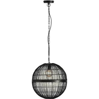 Globo Lighting Lampada a sospensione - Hermi ii - nero - metallo - &oslash; - Globo