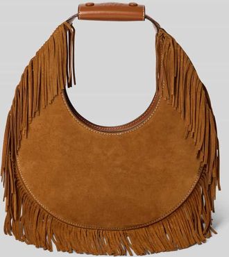 Staud Tote Bag mit Ausfransungen in Hellbraun, Gr&ouml;&szlig;e 1