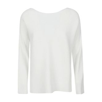 Liviana Conti Dames, Truien, Wit, Maat: L Viscose