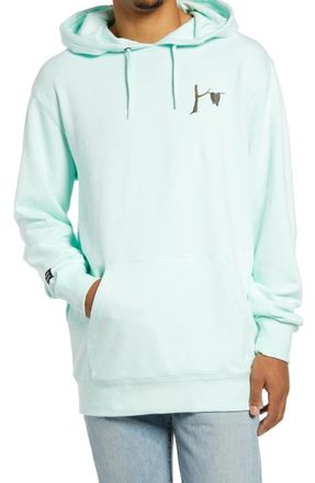 Vans X Moma Salvador Dali Hoodie Mens Aqua Graphic Print Cotton JZZ 3