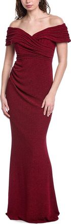 Rene Ruiz Off-Shoulder Mermaid Gown