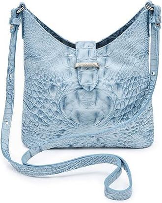 Brahmin Small Gwynne Cross Body Womens Handbags Stonewash, Leather