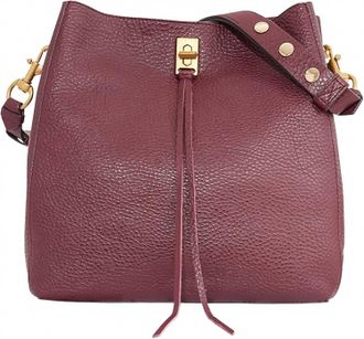 Rebecca Minkoff Womens Darren Shoulder Bag In Malbec