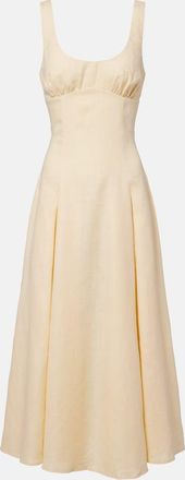 Faithfull The Brand Esme linen midi dress