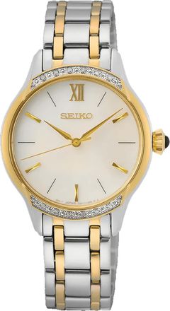Seiko Womens Stainless steel Cream Dial Cream Dial Watch