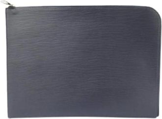 Louis Vuitton Pre-owned Clutches, male, Blue, Size: ONE SIZE Pre-owned Pochette Jour Epi Clutch Bag