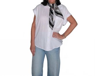 Xirena Womens Lexi Shirt In Tangerine Sky