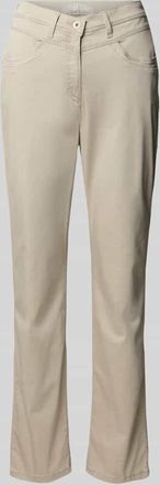 Raphaela by Brax Flared Fit Stoffhose mit Eingrifftaschen Modell Laura in Sand, Gr&ouml;&szlig;e 36K