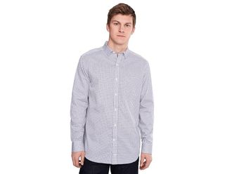 Johnston & Murphy Printed Cotton Shirt Mens Clothing Pink/Navy 1 : 2XL