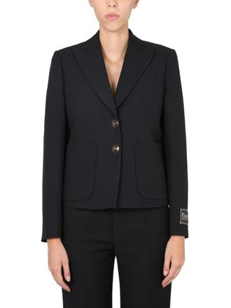Gucci Peak Lapel Single-Breasted Blazer - Black