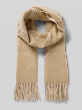 Tommy Hilfiger Schal aus reiner Wolle in Beige, Größe 1