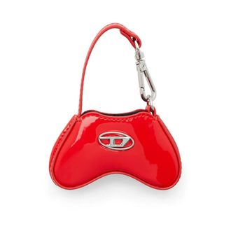 Diesel Bag Accessories, female, Red, Size: ONE SIZE Bag-shaped Mirror Charm