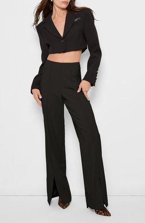 AS by DF Felice Straight Leg Trousers in Black at Nordstrom, Size 12