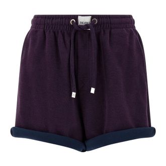 The Attico Double American Fleece Shorts - Dames - Korte Broeken - Paars - 2XS - Korte Broeken