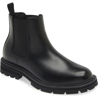 Abound Otto Lug Chelsea Boot in Black at Nordstrom Rack, Size 8