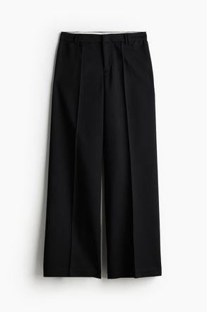 H&M Weite elegante Hose - Schwarz