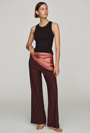Maeve Jude Linen Stretch Trousers Pants