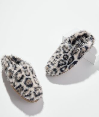 Talbots Mandy Printed Slipper - Grey - 10M Talbots