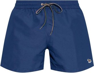 Paul Smith Costume da bagno con applicazione - Blu