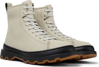 Camper Noray Combat Boot in Light Pastel Grey at Nordstrom, Size 35