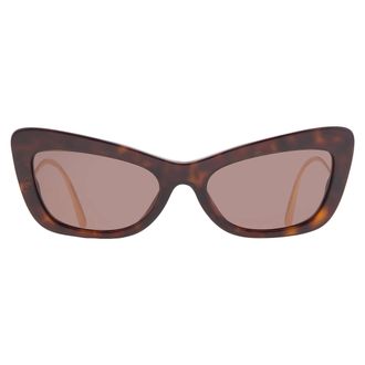 Dolce & Gabbana Dark Brown Cat Eye Ladies Sunglasses DG4467B 502/73 55
