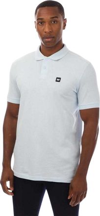 Weekend Offender Heren Barnum Poloshirt met Korte Mouwen (Licht Blauw)