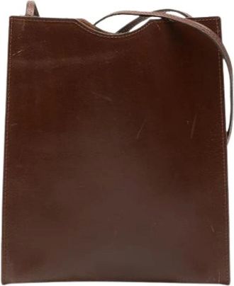 Herm&egrave;s Pre-owned Cross Body Bags, female, Brown, Size: ONE SIZE Pre-owned Onimaitou Crossbody Bag