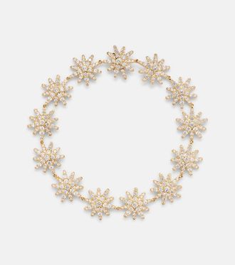 David Yurman Starburst 18kt gold tennis bracelet with diamonds