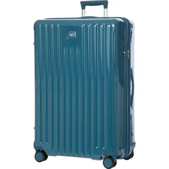 Bric's Positano Hardside Expandable 30 Large Checked Spinner Luggage in Sea Green at Nordstrom