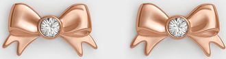 Charles & Keith Paige Crystal-Bow Stud Earrings