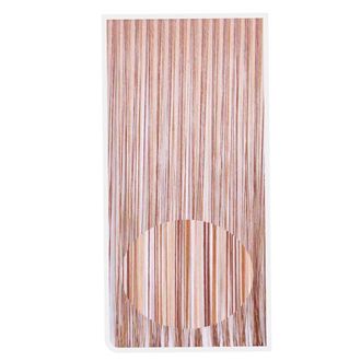 Trade Shop Trade Shop - Copy Of Tenda Moschiera Antimosche Con Cordoncino Bicolore Arancio Bianco 120x230 Cm Tpl86 017395