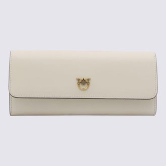 Pinko White Leather Crossbody Bag